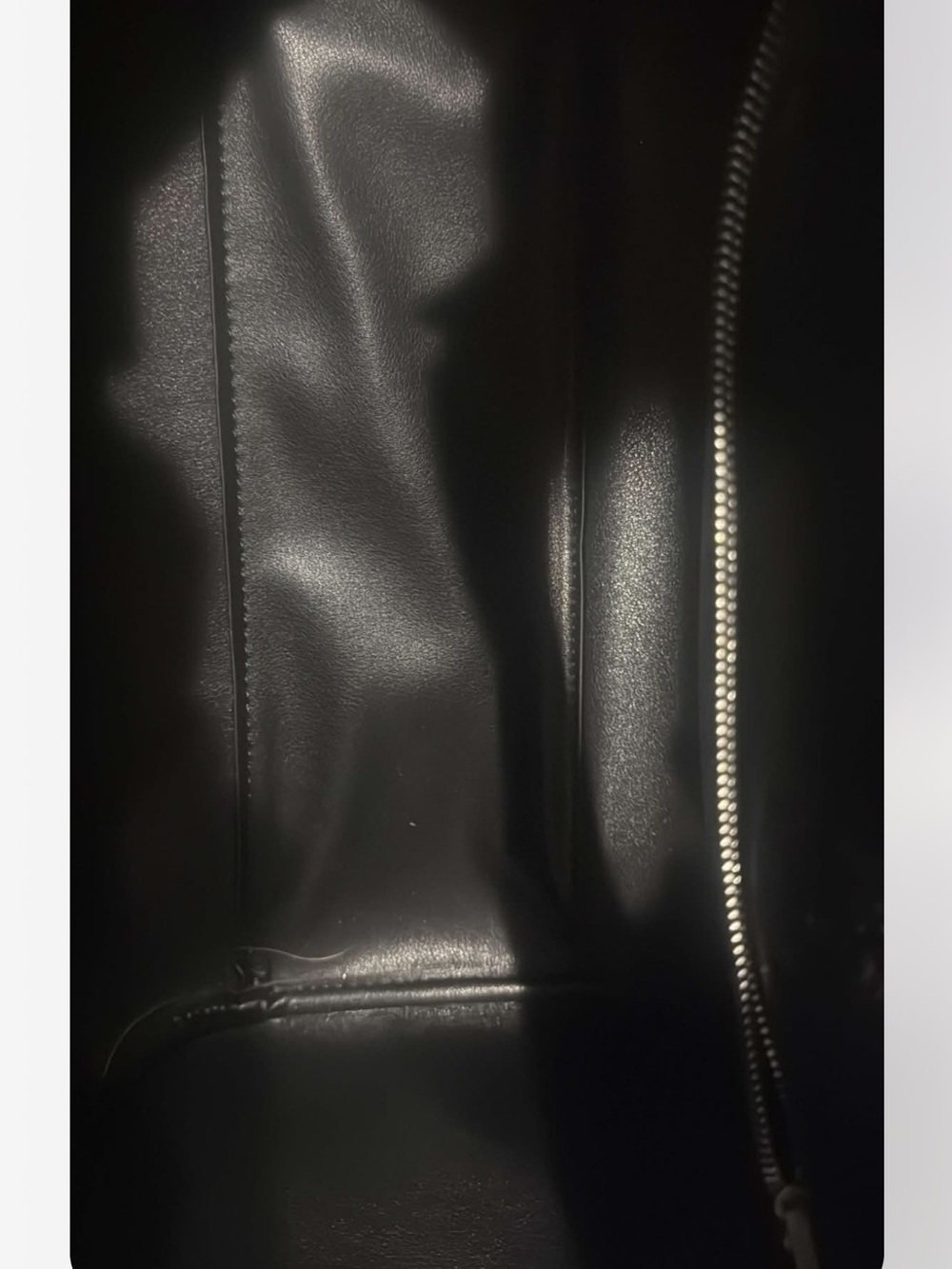 Classic Black Leather Star-Accent Tote Bag - Women's Shoulder Tote - Picture 2 of 7
